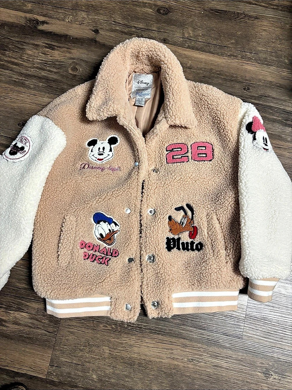 Disney Mickey Mouse Varsity Jacket- Forever 21 Collection